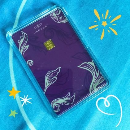 Signature 0.1g Gold Bar