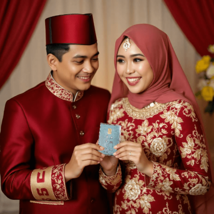 Selamat Pengantin Baru (Mint) 1g Gold Bar