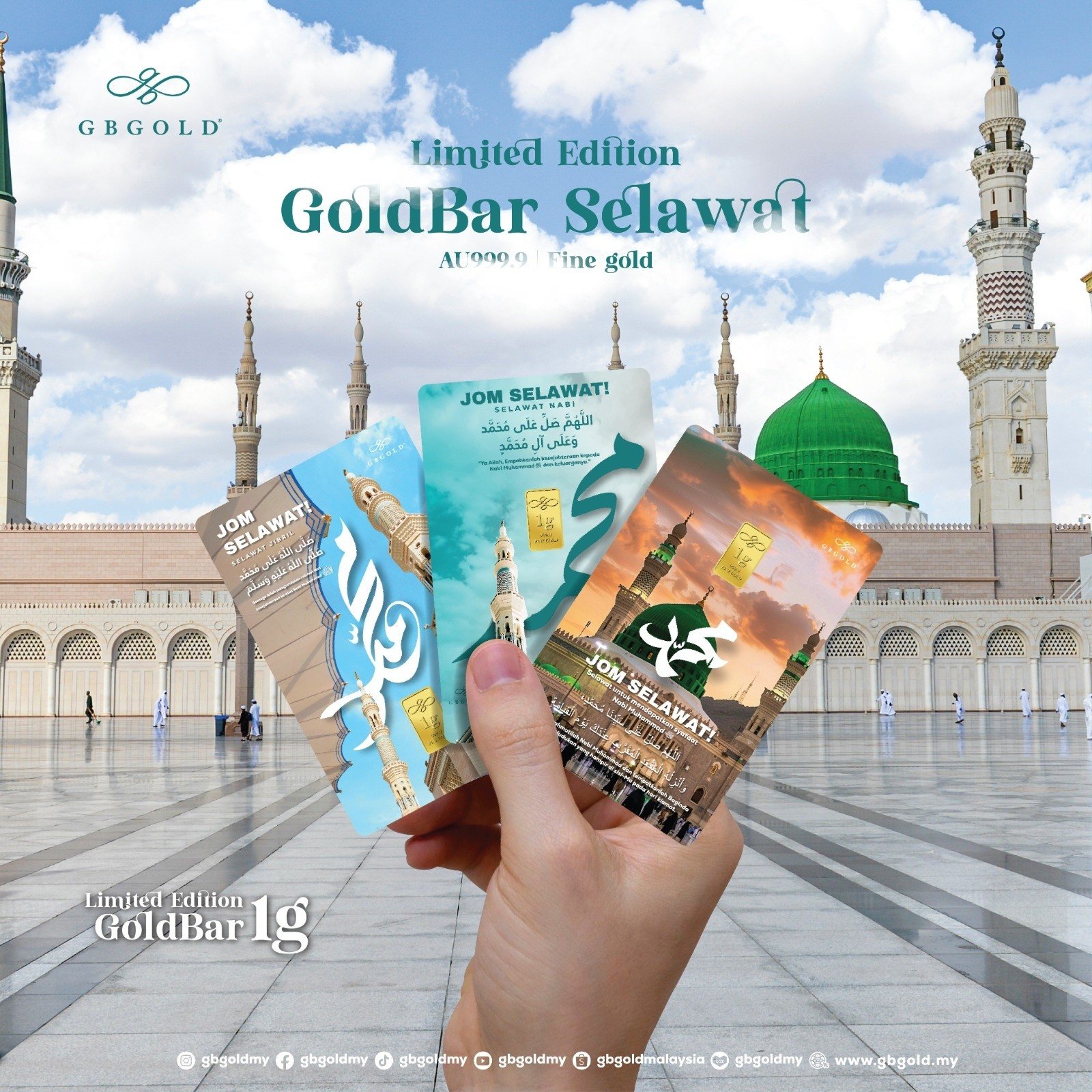 Selawat Syafaat 1g Gold bar - Image 5