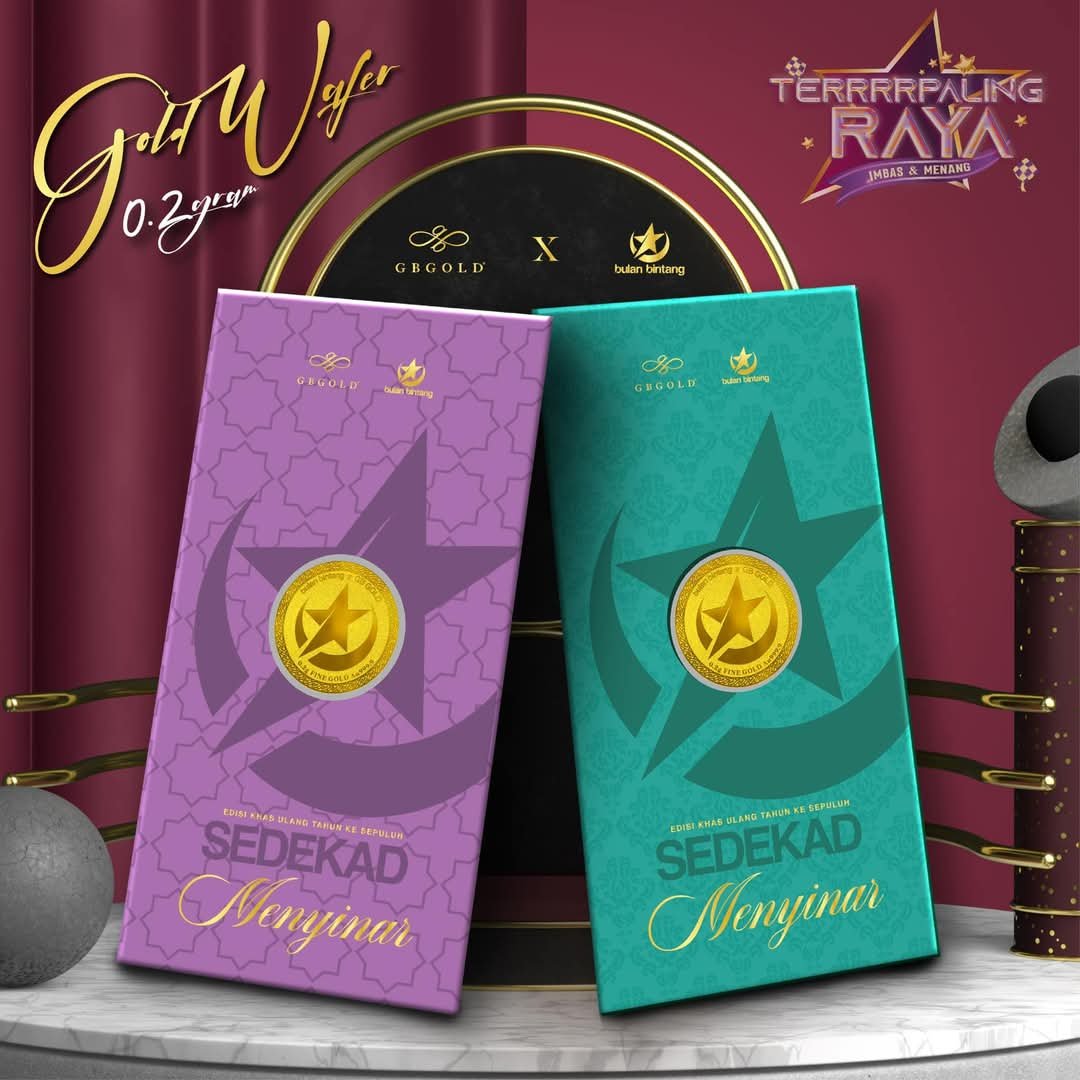 GB Gold x Bulan Bintang Gold Wafer