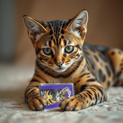 Bengal Cat 1g Gold Bar